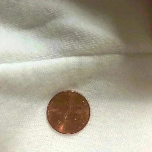 if it were me, women Halloween Pink Vampire Lips on White Sweatshirt size Small - Picture 6 of 9